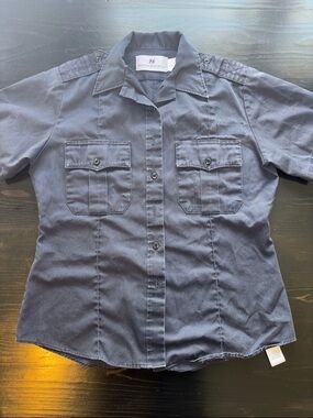 Navy Short-Sleeve Utility Shirt